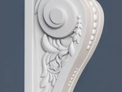 Decorative Corbel 3D model 4