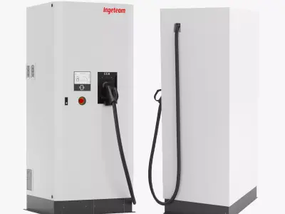 Ingeteam Ingerev Rapid-50 One EV Car Charging Station 3D model