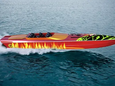 SPEED BOAT  DESIGN  3D model