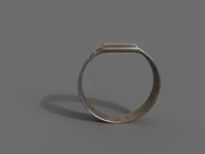 High-Quality 3D Ring Model Low-poly 3D model 27