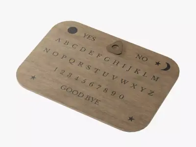 Original Ouija Board Low-poly 3D model