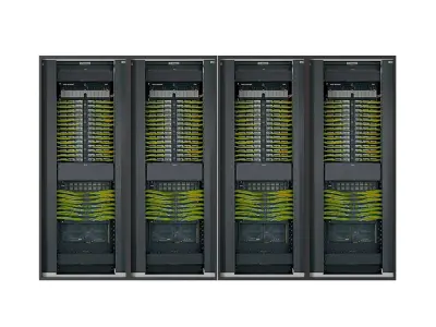 Server Room Low-poly 3D model