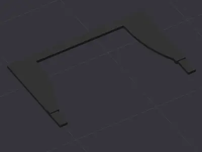 Interior Passenger car 2 and 3 for Rame sur Pneus HO 3D print model