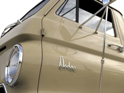 Dodge L700 Tow Truck 1964 3D model