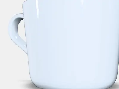 IKEA 365 Mug Low-poly 3D model