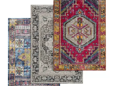 Rug Set 1546 3D model
