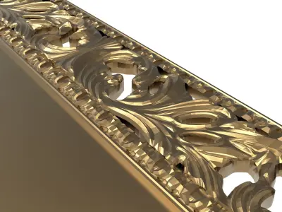 Carved Picture Frame 3D model 30