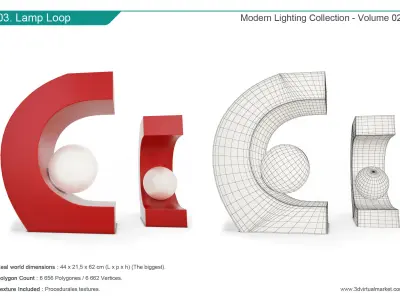 Modern Lighting Collection Faiences 3D model