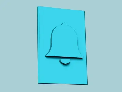 Stamp 74 - Bell - Fondant Decoration Maker Toy 3D print model