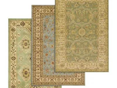Rug Set 1885 3D model