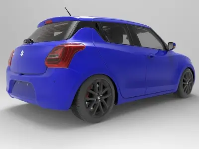 Suzuki Swift 2020 Interior 3D model