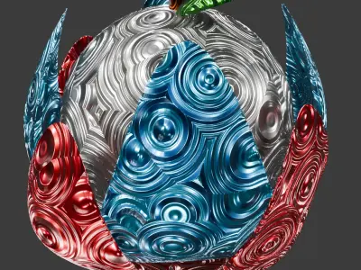 Ornamental Sphere 3D Model 3D model