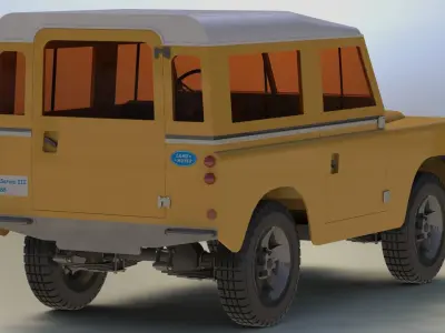 La serie Land Rover 1948-1985 3D print model