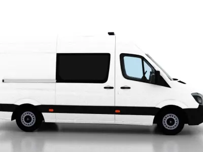 Mercedes Benz Sprinter L2H2 2015 Ambulance EU 3D model