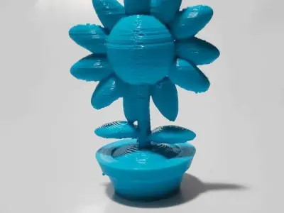 Cute Sunflower  3D print model