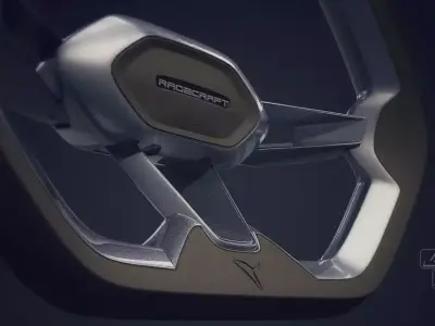 Ragecraft steering wheel Low-poly 3D model