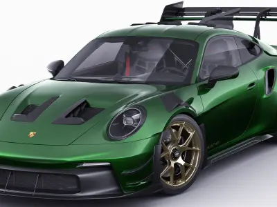 Porsche 911 GT3 RS 992 Manthey Kit 2025 3D model