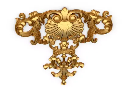 carved classic decorative ornament cnc 3d printing stl 16 3D print model