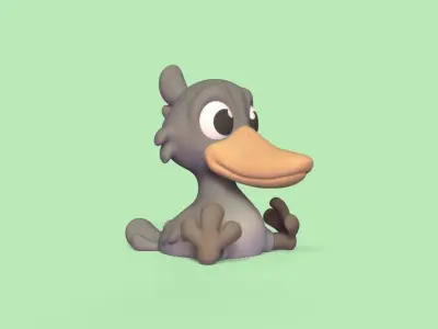 Little Shoebill 3D print model