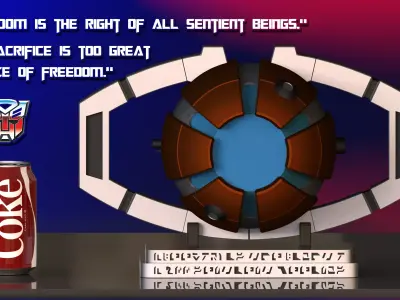 Matrix of Leadership G1 with engraved base  for 3d printing 3D print model