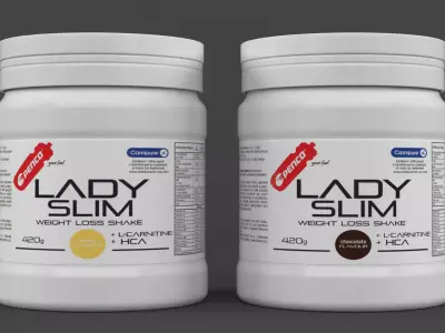 Protein Powders 3D model