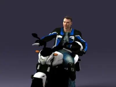 000021 Biker 0527 3dp 3D print model