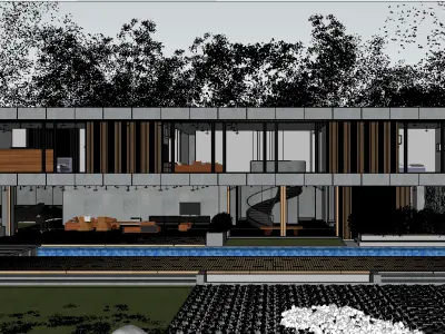  Villa Exterior Model 3D model