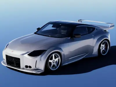 Nissan 400Z Veilside Fortune 2021 3D model
