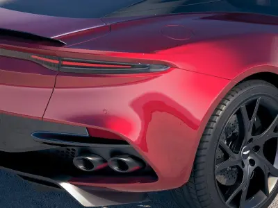 Aston Martin DBS Superleggera 2019 3D model