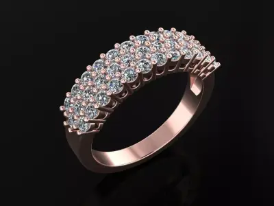 Wedding Band 01 3D print model