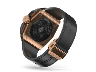 Hublot Spirit of Big Bang Sang Bleu Gold Luxury Watch 3D model