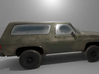 1986 Chevy Truck Low-poly 3D model