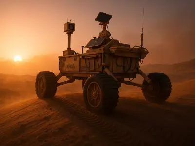 Mars Rover Low-poly 3D model