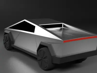 Tesla Cybertruck 3D model 4