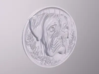 Boxer 3 basrelief for 3D printing 3D print model