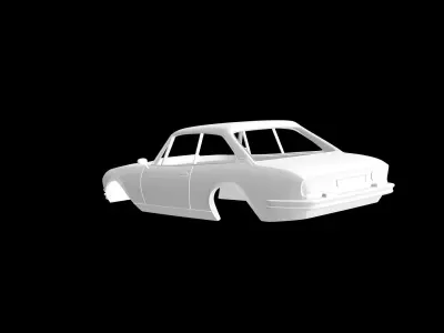 Peugeot 504 coupe Pininfarina 3D print model