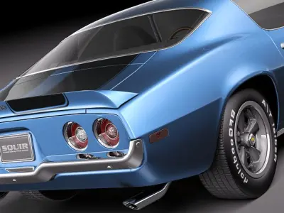 Chevrolet Camaro 1970 Z28 3D model