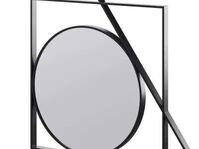 Wall Mirror Miro By Kare Design 3D model