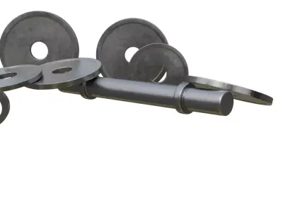  Adjustable dumbbell 3D model