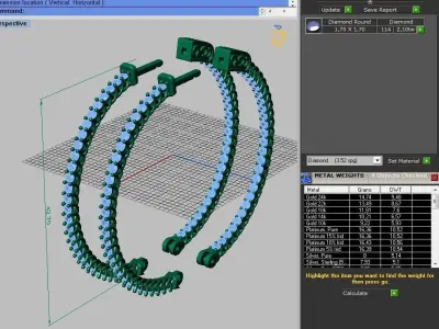 Earrings ready for 3d print 3D print model