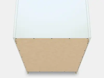 GURSKEN Bedside table Low-poly 3D model