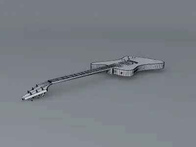 Firebird style guitar Free 3D model