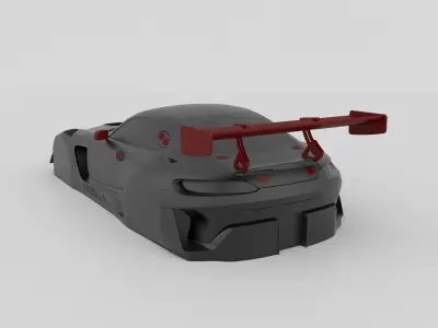 Mercedes AMG GT3 Racing  Vacuum Molding Ready to Print STL Files 3D print model