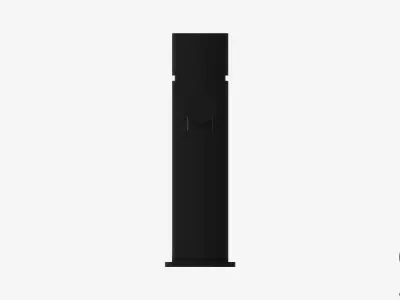 Basin Mixer - Luxury - Sleek - Extended Lever Low-poly 3D model