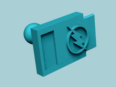 Stamp 78 - Flash - Fondant Decoration Maker Toy 3D print model
