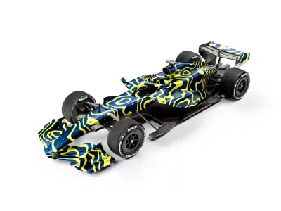F1 2026 Car High Detail Mid High Poly Formula 1 3D Model 3D model