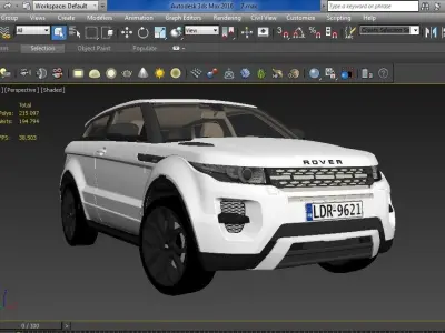Land rover evoque  3D model