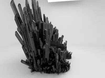 Crystal Throne 3D model