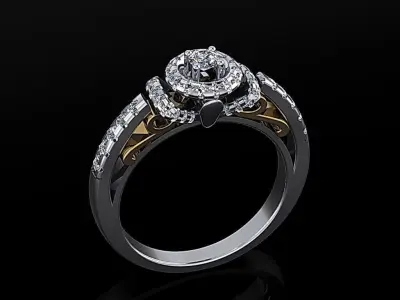 Women Ring 14 3D print model