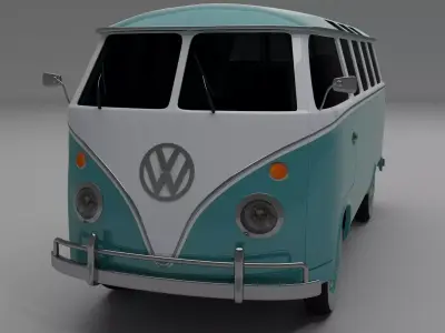 VW Bus Mk 1 3D model